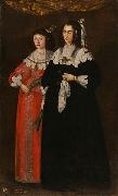 unknow artist Portrait of Catherine Potocka and Maria Lupu Spain oil painting artist